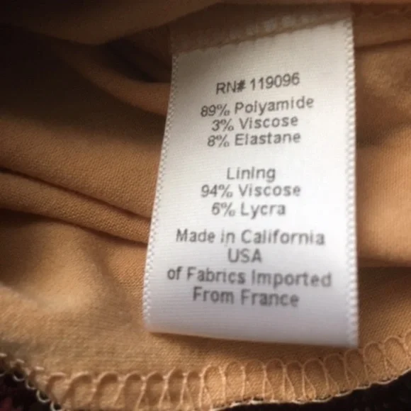 NWT NIGHTCAP SIERRA LACE V NECK Long Sleeve Dress Garnet Sz 1 - Picture 12 of 12